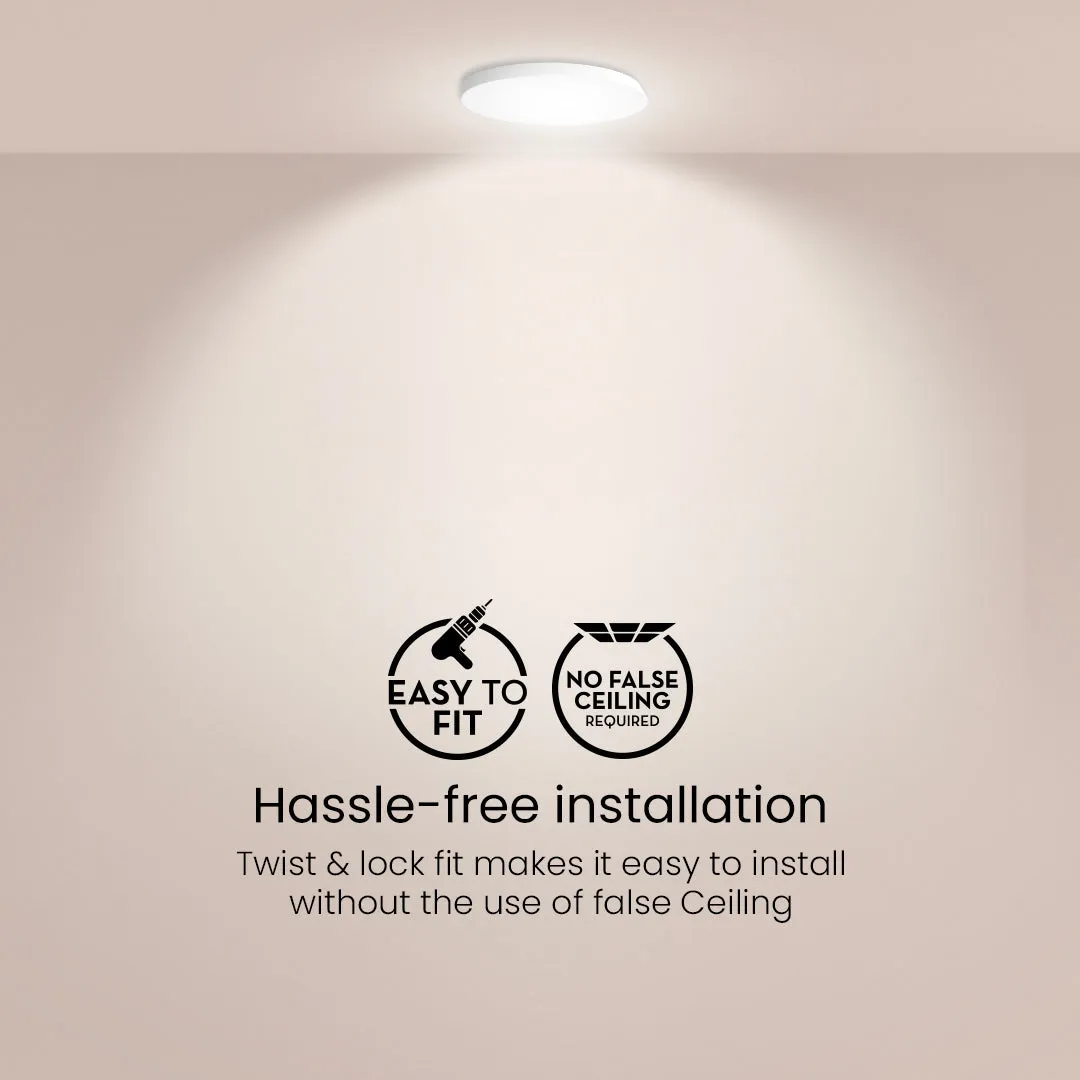 12W Star Stylus Round Led Surface Panel