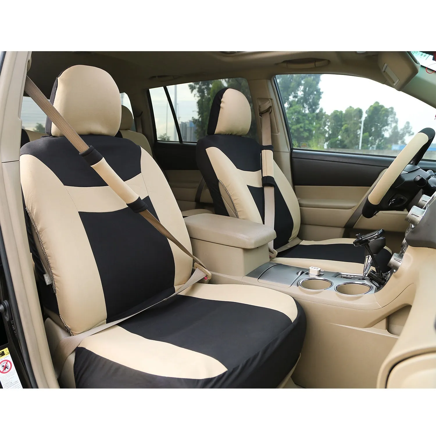 14-Pieces: Universal Auto Seat Cover Set