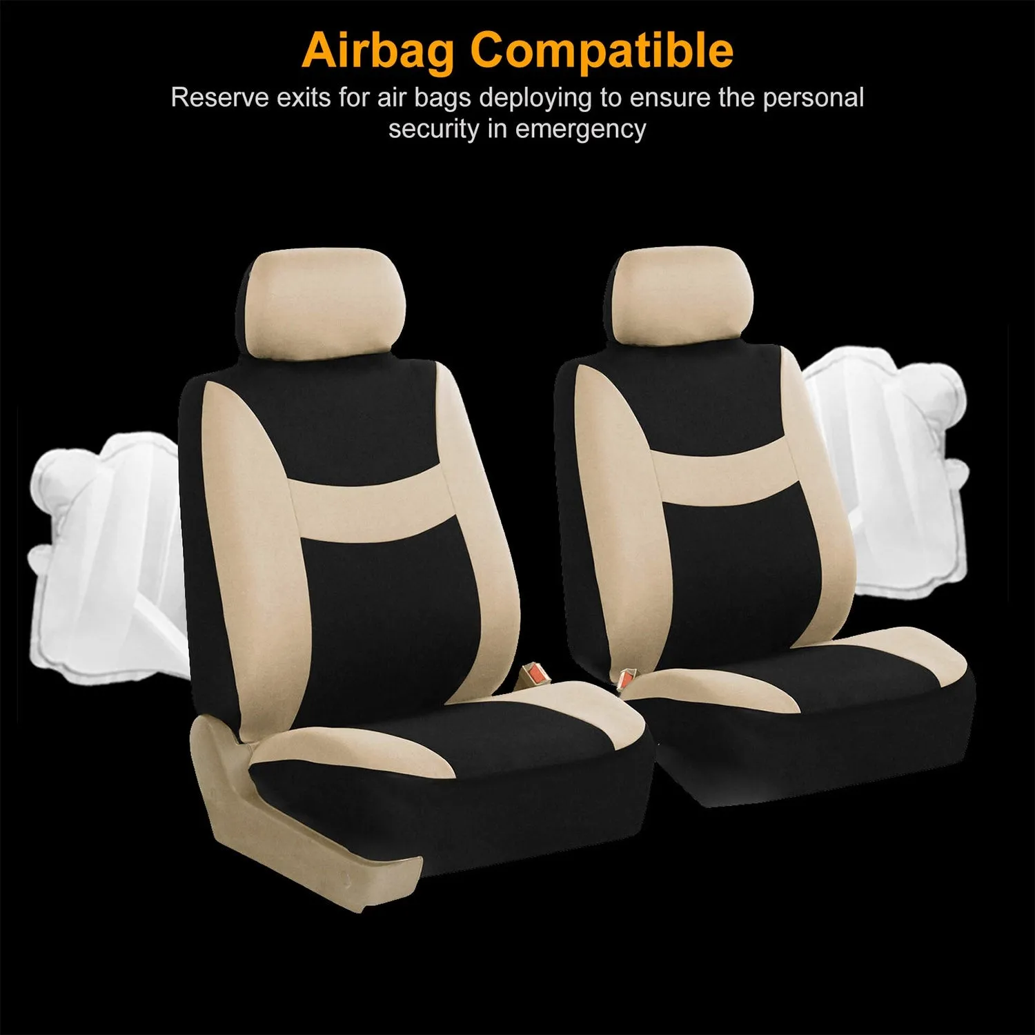 14-Pieces: Universal Auto Seat Cover Set