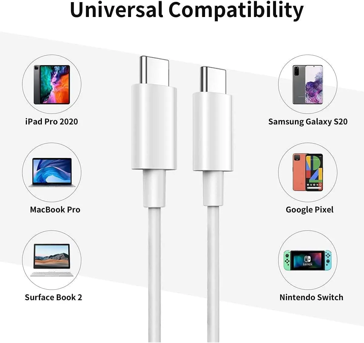 1M Type-C To Type-C Charging Cable Ca-837