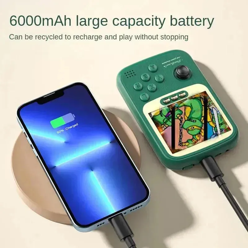 2 in 1 Retro Handheld Game Console & Power Bank