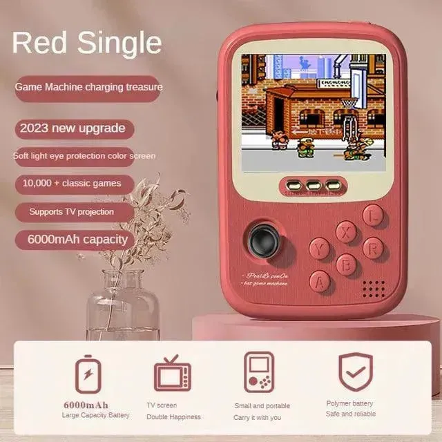 2 in 1 Retro Handheld Game Console & Power Bank