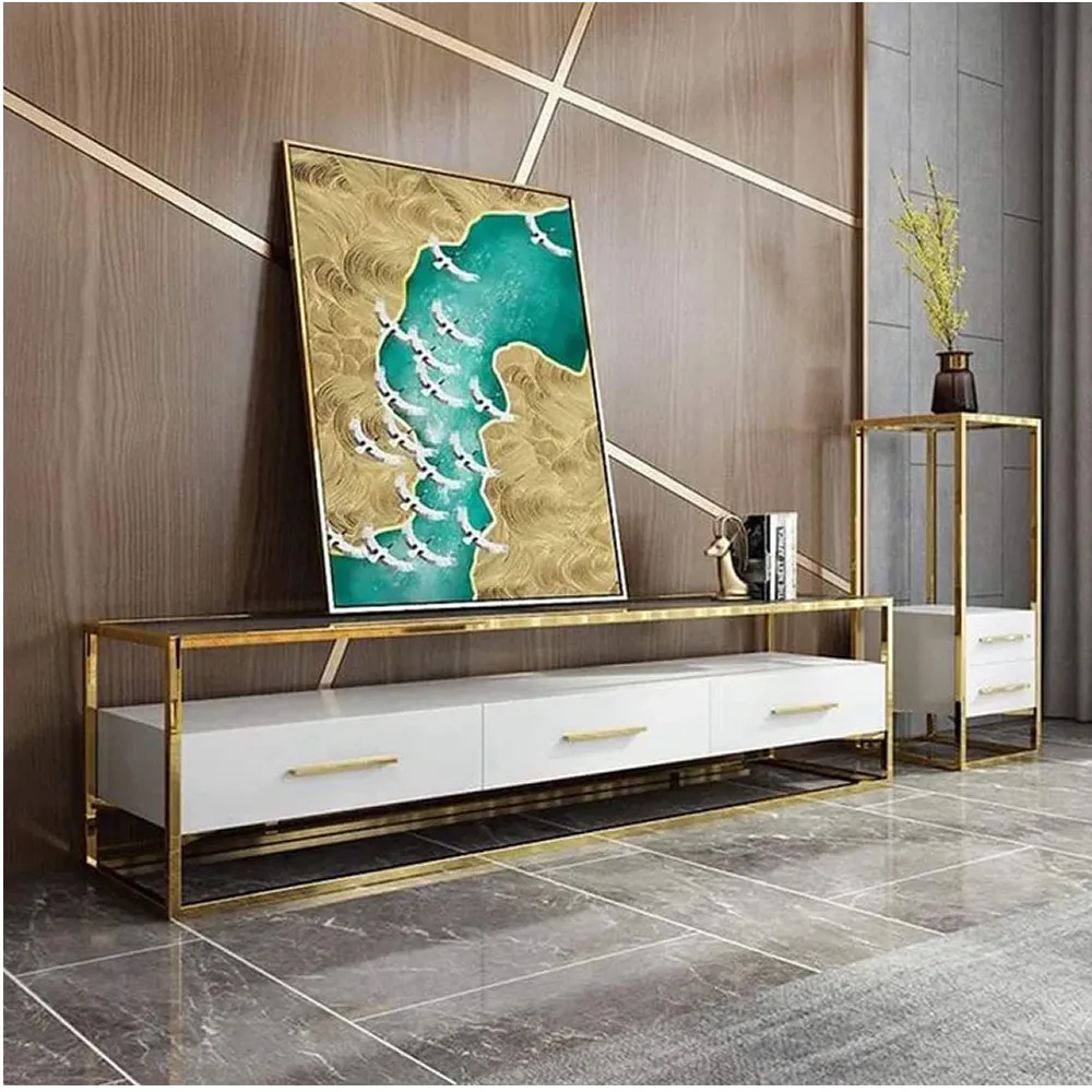 3 Drawers Modern Style Tv Stand