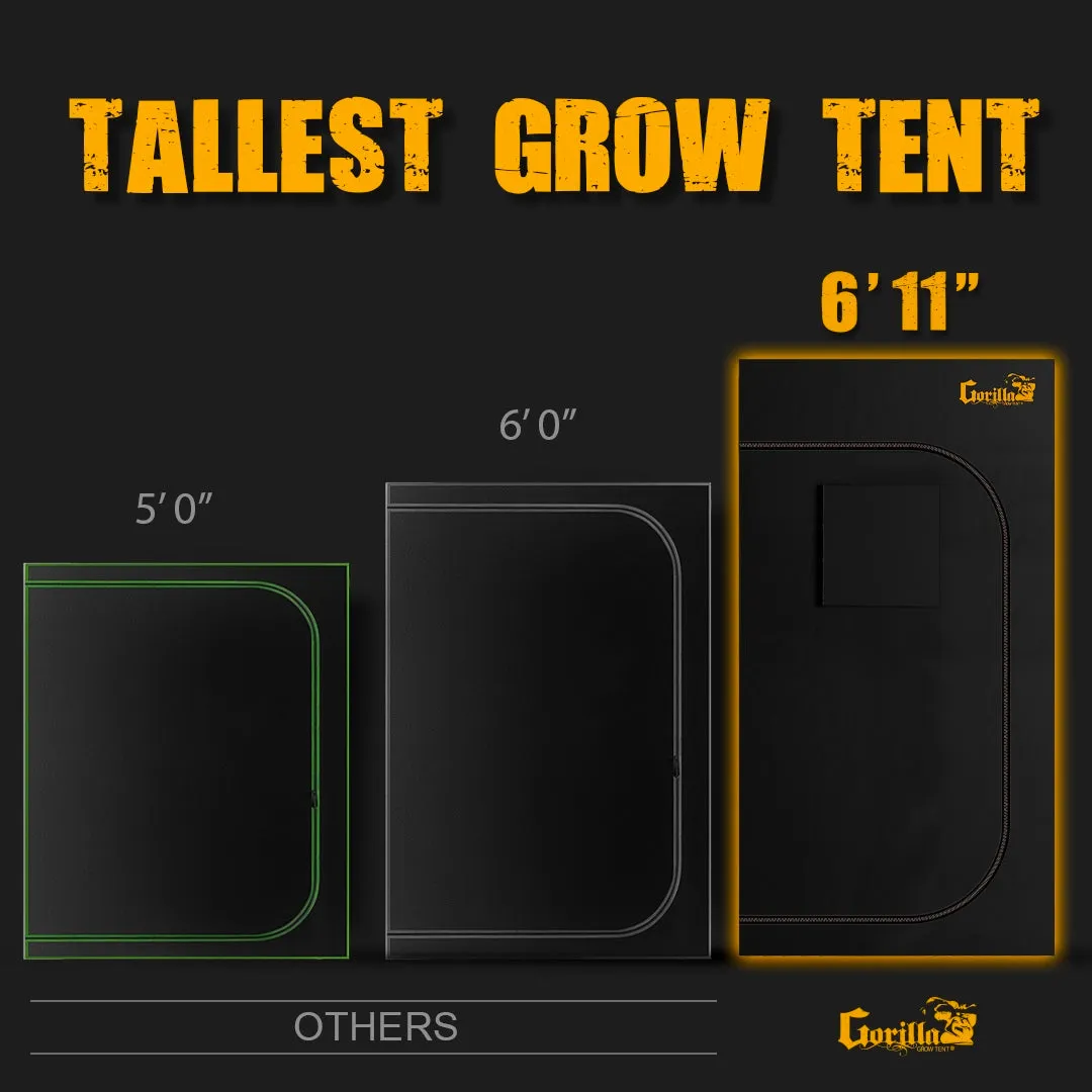 4x4 All New Grow Tent Kit - Bubble Flow Buckets with X2 V2