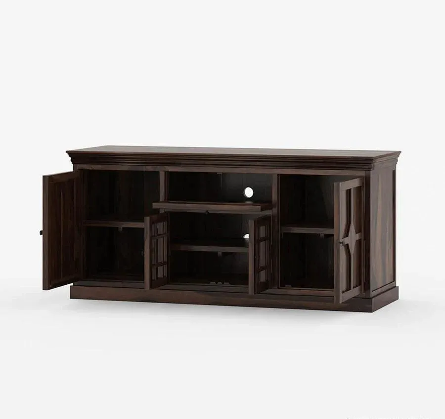 ABAY SOLID WOOD TV STAND