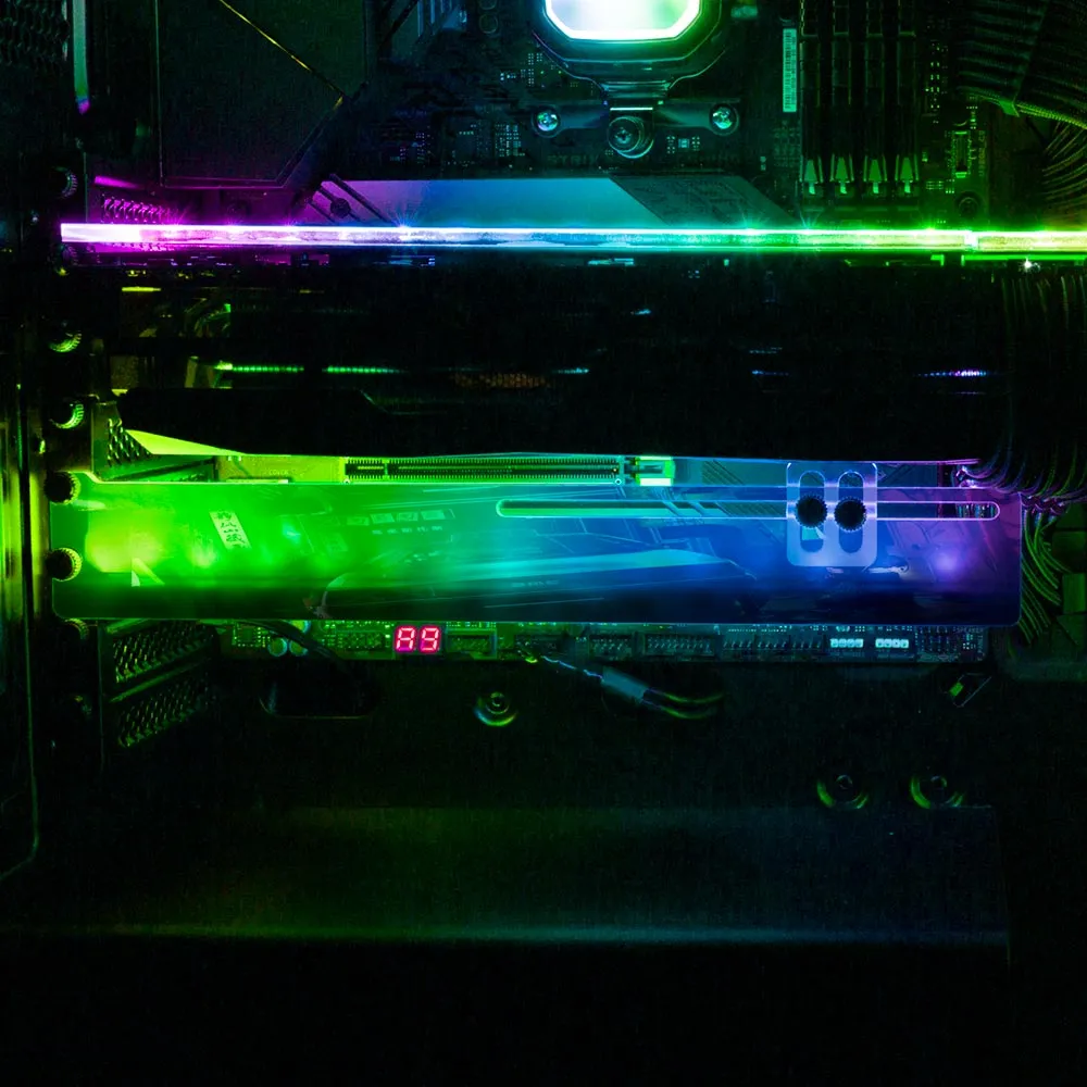Alley Cyberpunk RGB GPU Support Bracket