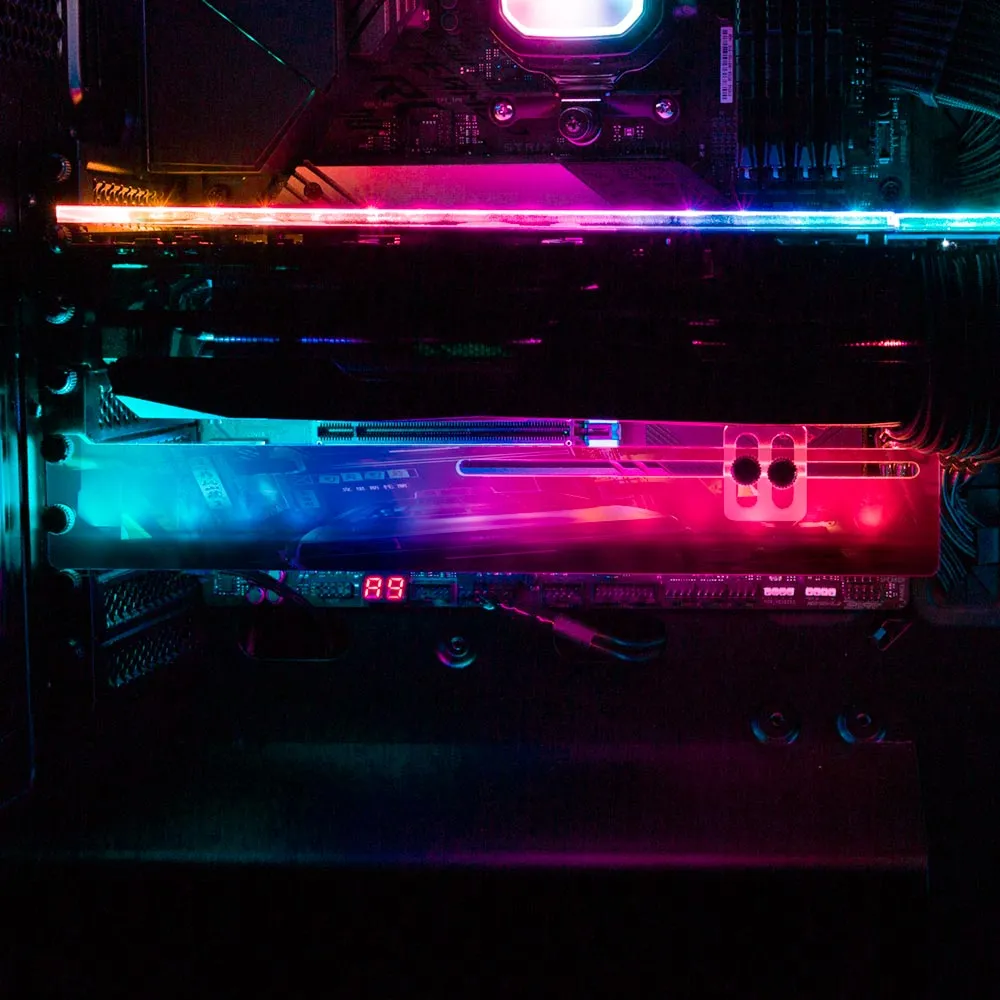 Alley Cyberpunk RGB GPU Support Bracket