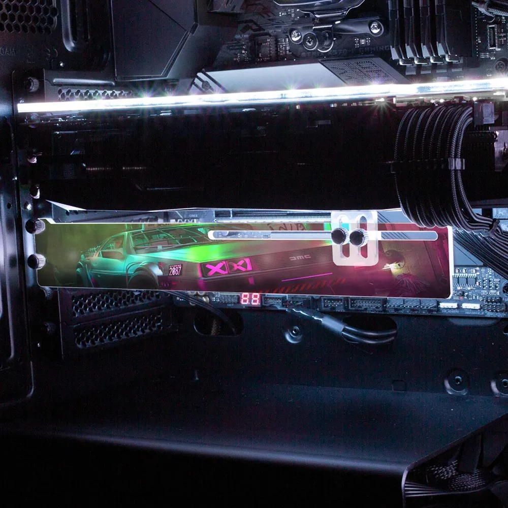 Alley Cyberpunk RGB GPU Support Bracket
