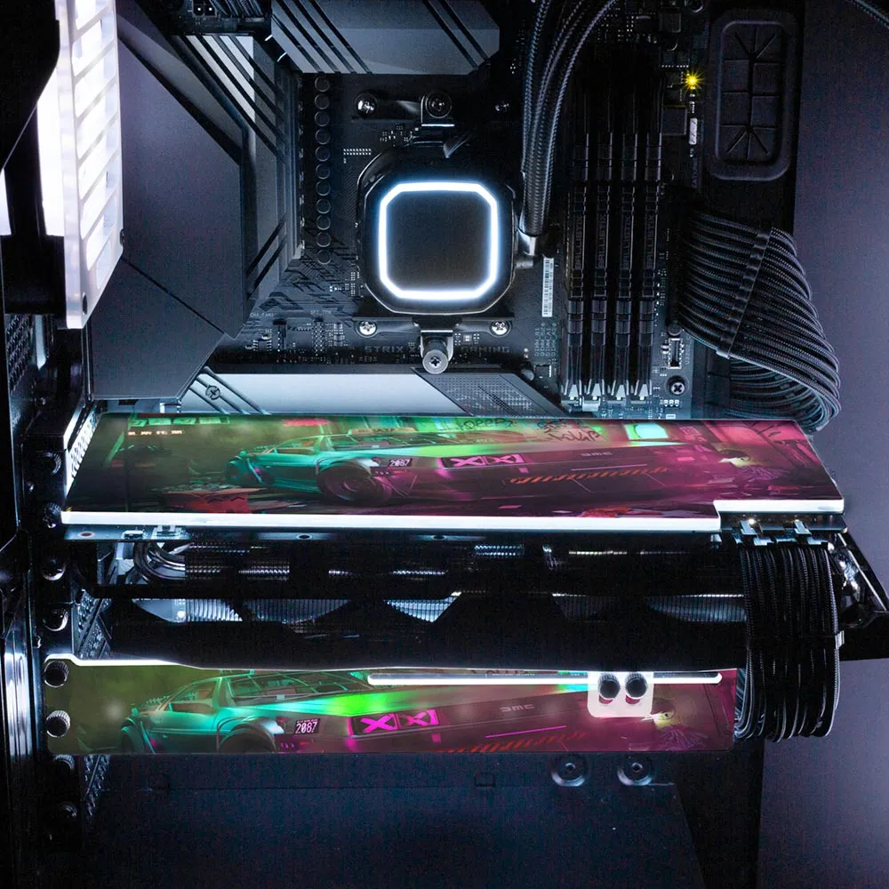 Alley Cyberpunk RGB GPU Support Bracket