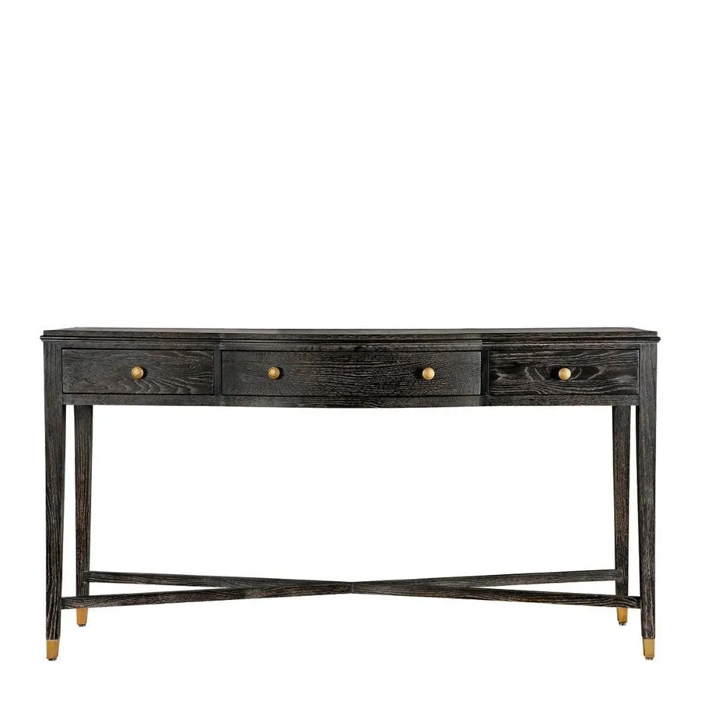 Amber Console - Espresso Oak