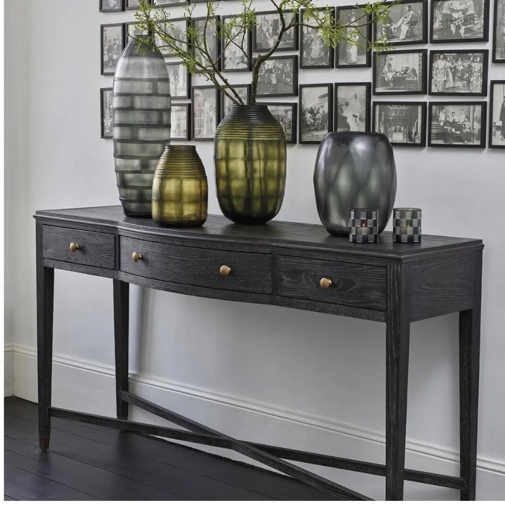 Amber Console - Espresso Oak