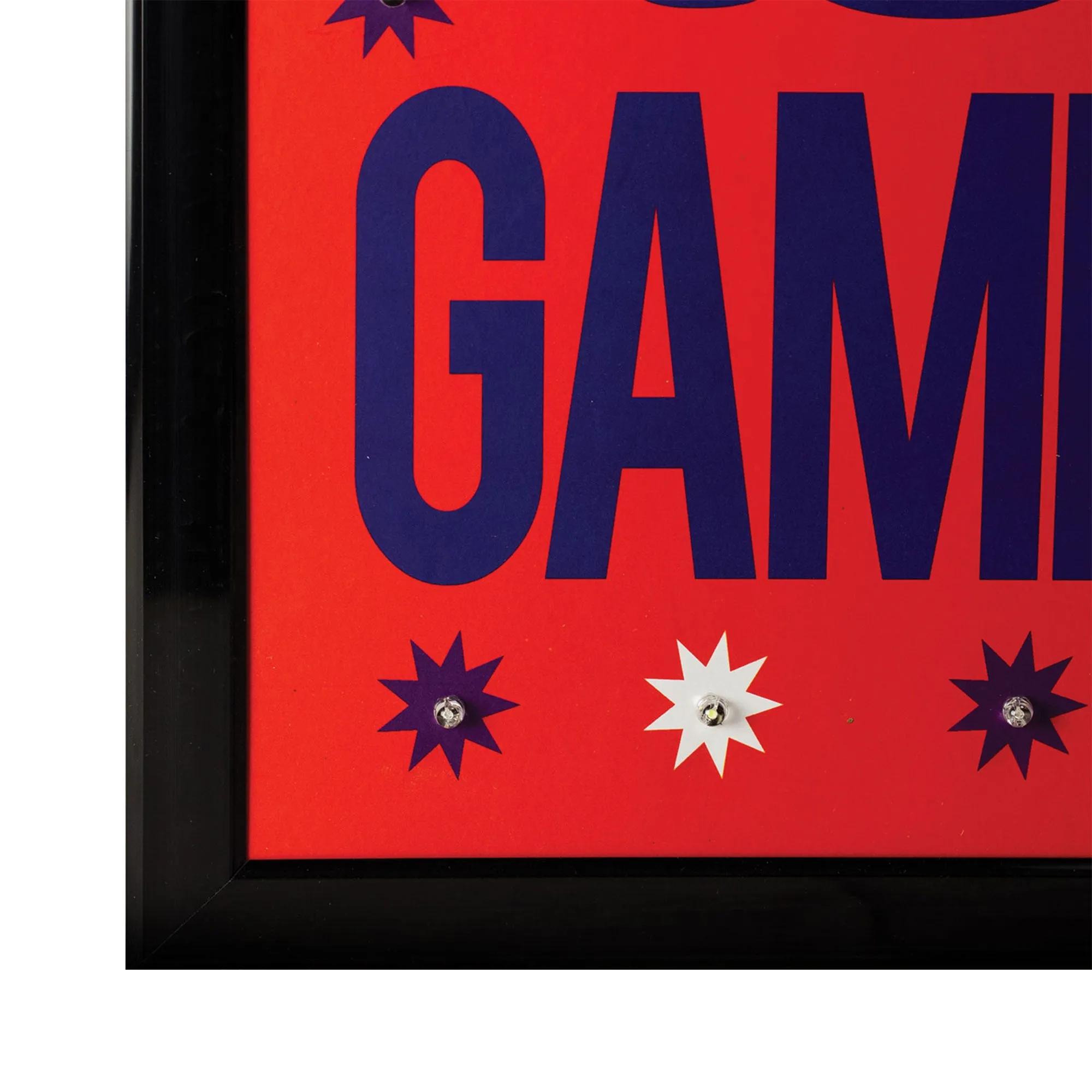 Arcade Games Framed LED Wall Sign