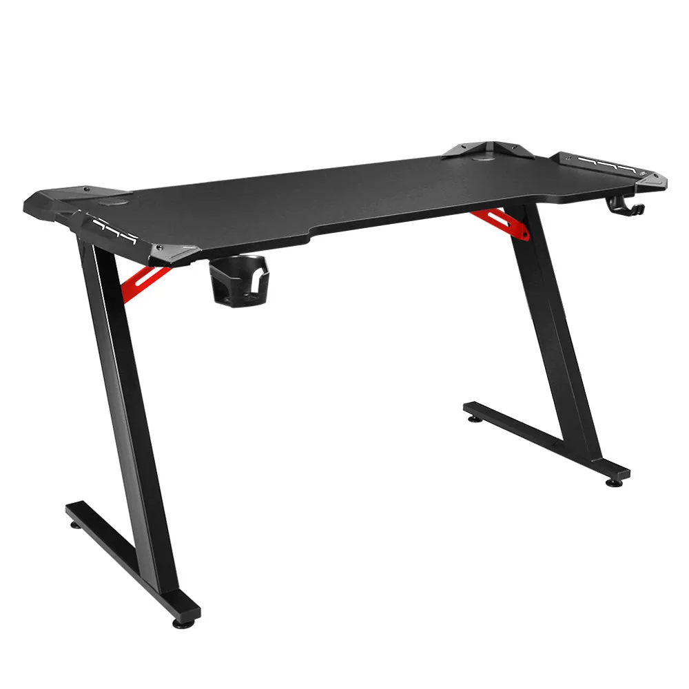 Artiss Gaming Desk Computer Desks LED Light 120cm