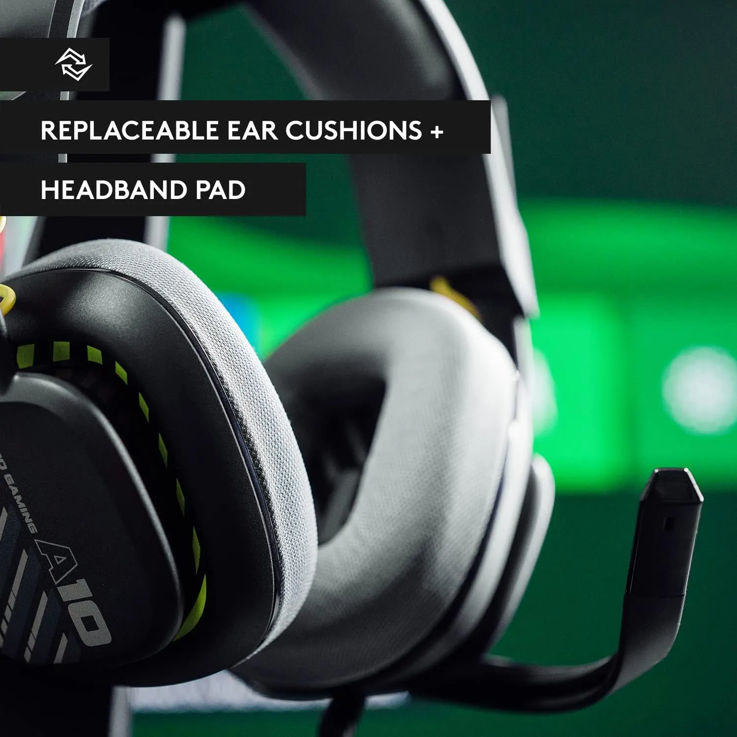 ASTRO A10 Gen 2 Wired Gaming Headset - Over-Ear, Lightweight, Flip-to-Mute Mic, 32mm Drivers, Compatible with PS5, PS4, Nintendo Switch, PC - Black