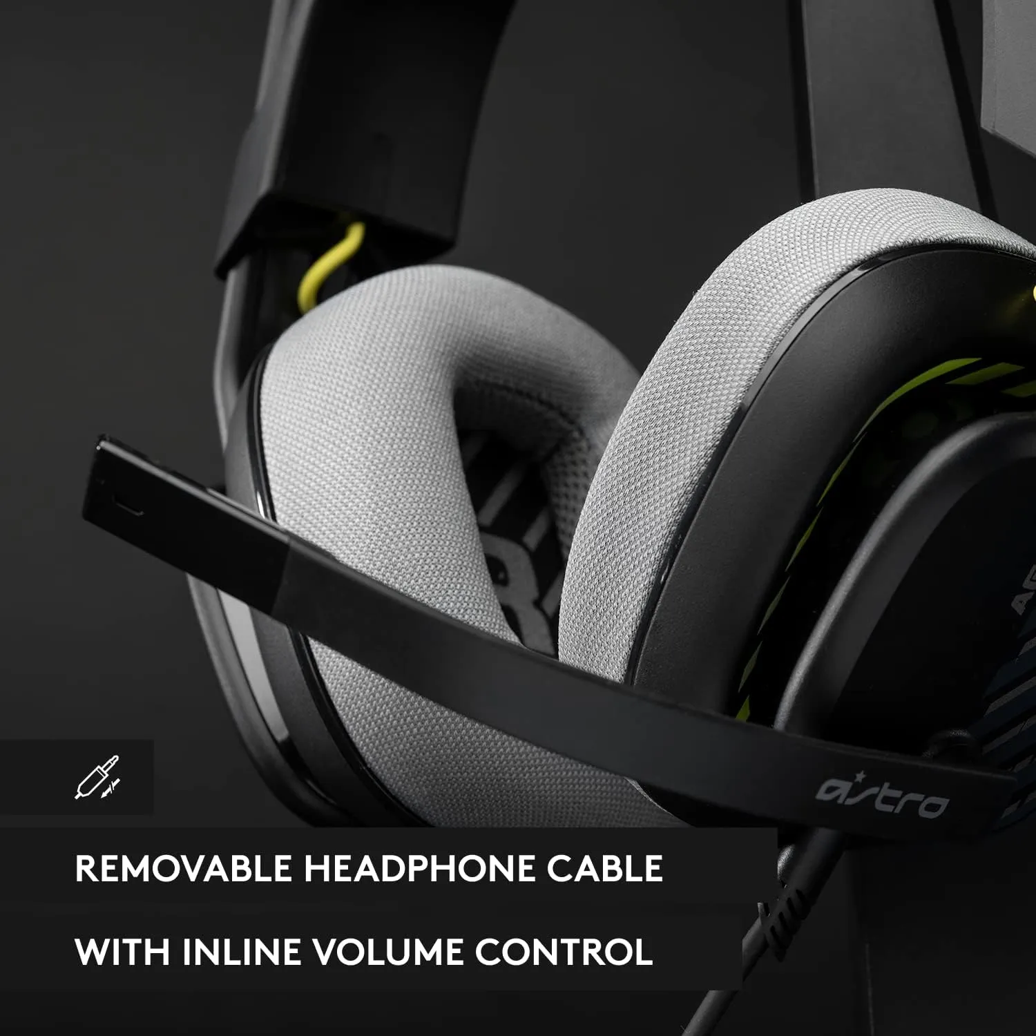 ASTRO A10 Gen 2 Wired Gaming Headset - Over-Ear, Lightweight, Flip-to-Mute Mic, 32mm Drivers, Compatible with PS5, PS4, Nintendo Switch, PC - Black