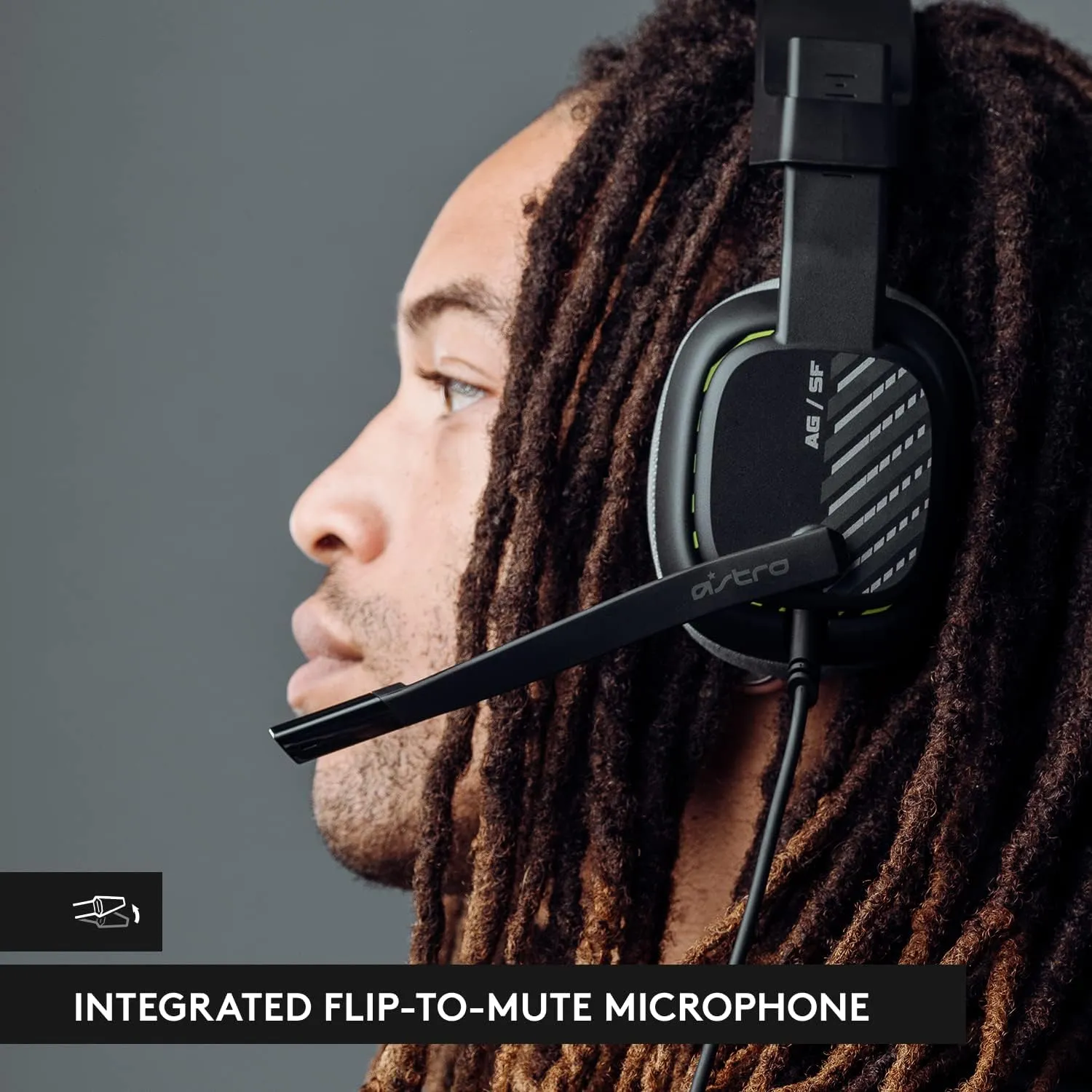 ASTRO A10 Gen 2 Wired Gaming Headset - Over-Ear, Lightweight, Flip-to-Mute Mic, 32mm Drivers, Compatible with PS5, PS4, Nintendo Switch, PC - Black