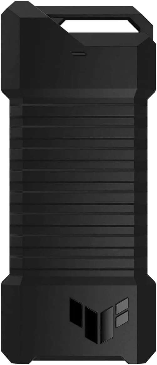 ASUS TUF Gaming A1—USB-C 3.2 Gen 2x1 SSD enclosure(SSD case), dual M.2 NVMe PCIe and SATA interfaces, M.2 Q-Latch for easy installation, MIL-STD-810H drop resistance, IP68 water and dust resistance