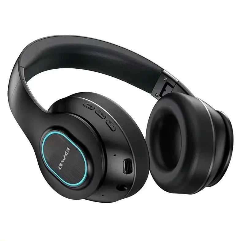 Awei RGB Gaming Wireless Headphones with Mic OverEar