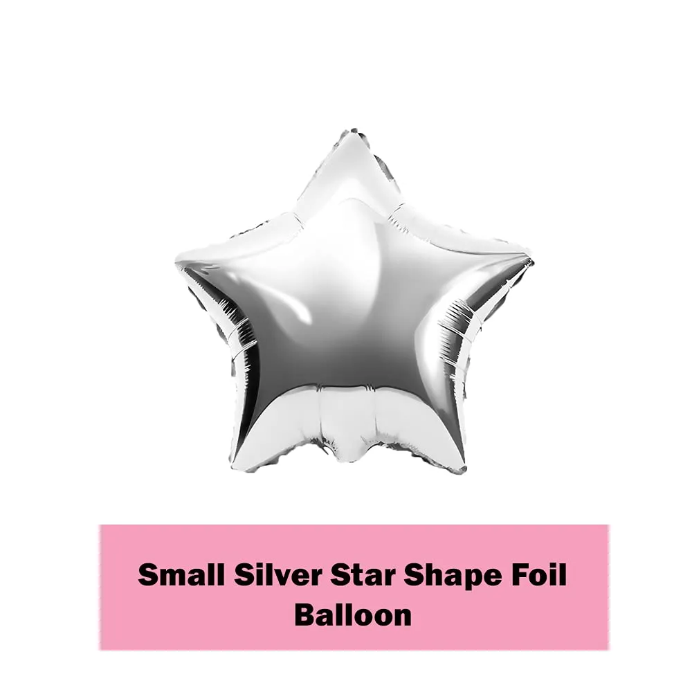 Birthday Party Decoration Blue & Silver 50 Pcs