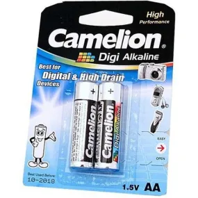 Camelion Digi Alkaline AA Battery 2 Pack