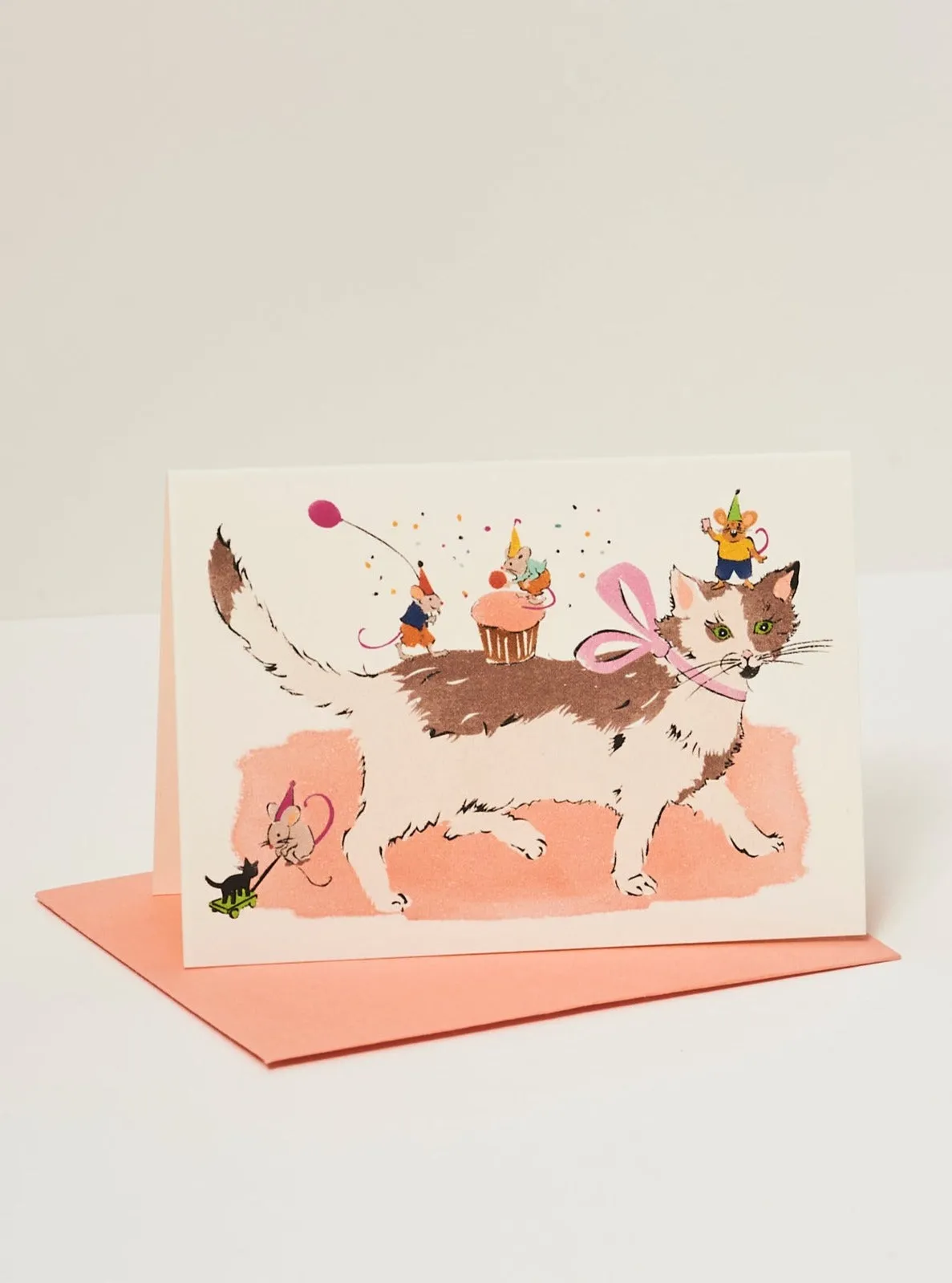 Cat & Mice Birthday Enclosure Card