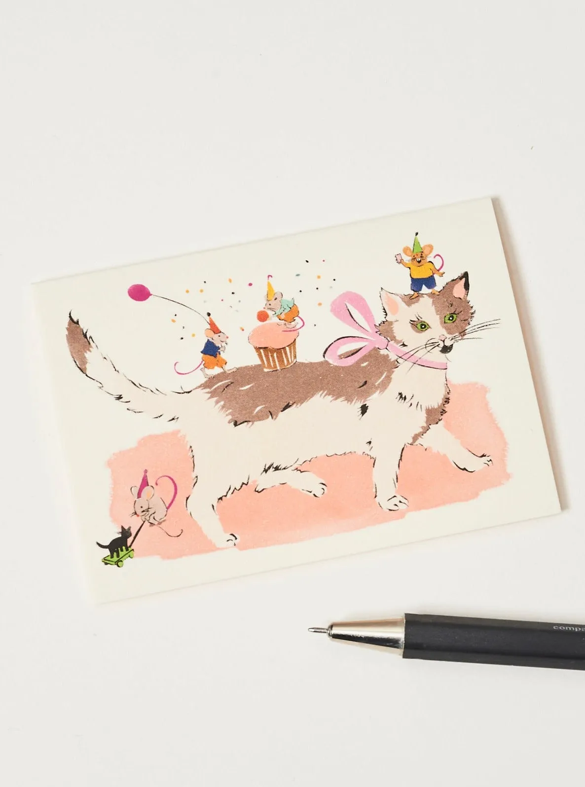 Cat & Mice Birthday Enclosure Card