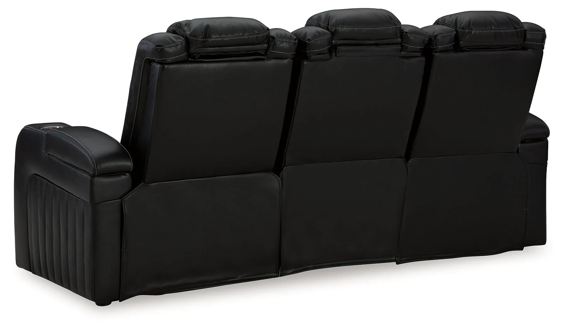 Caveman Den Sofa, Loveseat and Recliner in Midnight