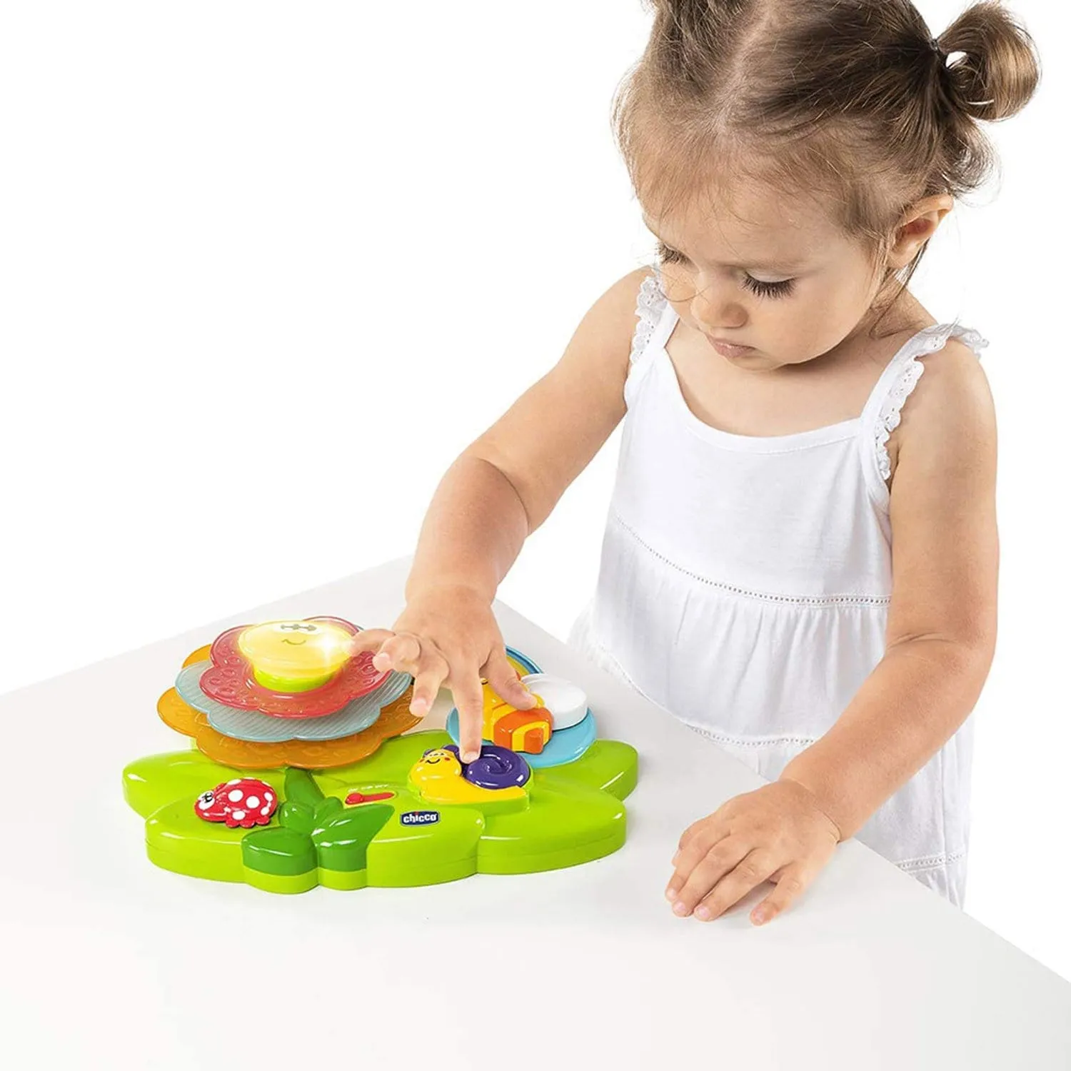 CHICCO SENSORY FLOWER SORTER & STACKING TOY 6M-36M