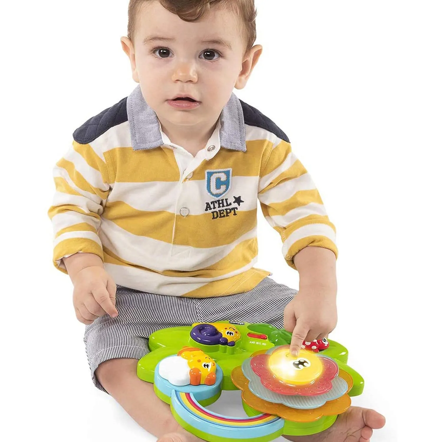 CHICCO SENSORY FLOWER SORTER & STACKING TOY 6M-36M