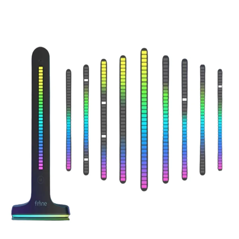[CLEARANCE] Fifine Ampligame S3 RGB Gaming Headset Stand Holder with Color Modes, Light Controls, Solid Base, 2 USB Ports