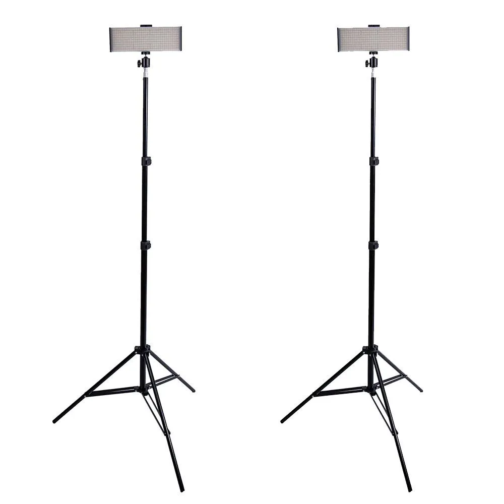 Complete YouTube 'Home Studio' LED Lighting & Pop Up Backdrop Kit