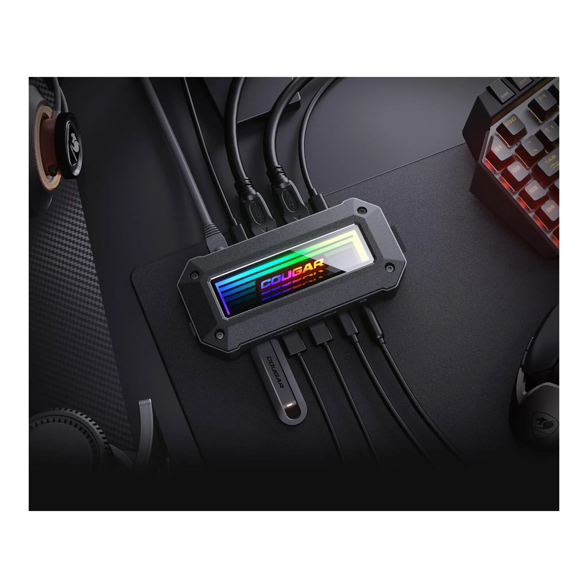 Cougar DS10 10-Port USB-C RGB Docking Station