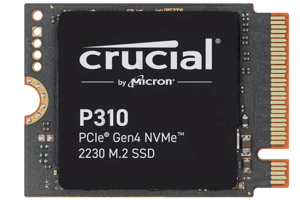 Crucial 1TB P310 CT1000P310SSD2 PCIe Gen4 NVMe 2230 M.2 SSD