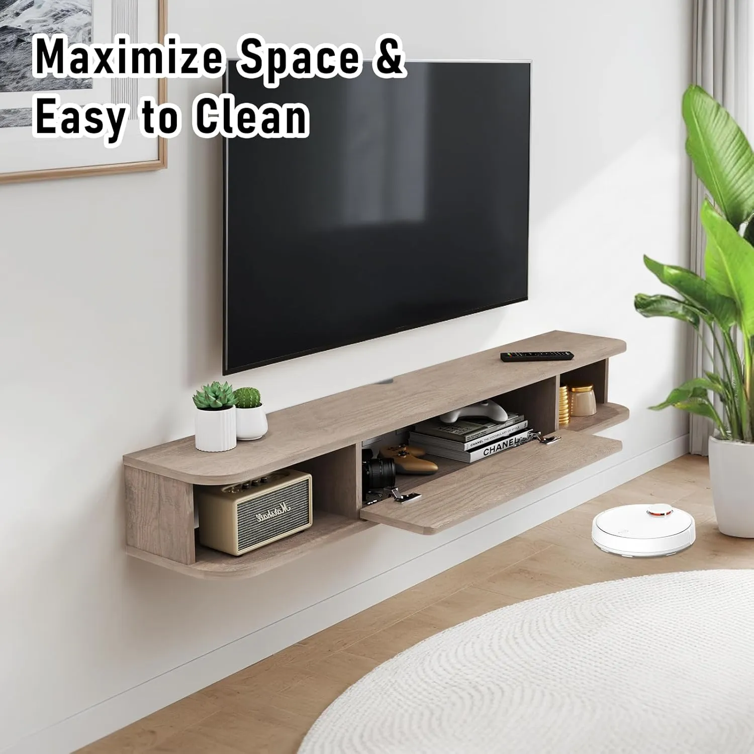 Custom Solel Floating TV Stand