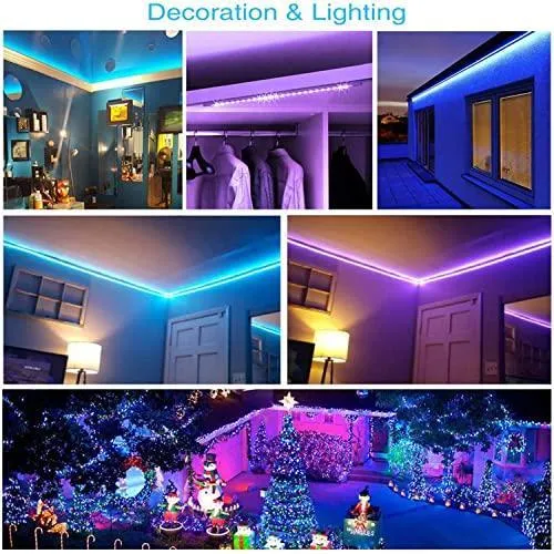 Daybetter IR Remote 5050 RGB Led Strip Lights (1 roll of 32.8ft)