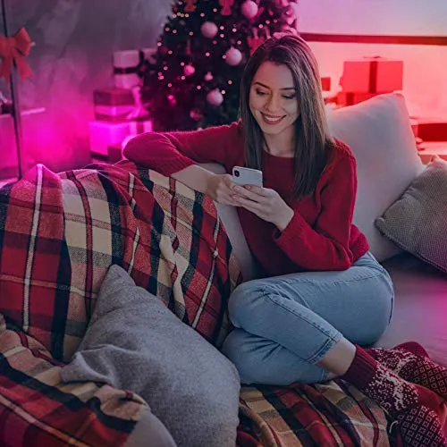 DAYBETTER Led Strip Lights, 65.6ft RGB Led Light Strips Kits with Remote, Color Changing Led Lights for Bedroom Room Tv Kitchen Desk Party