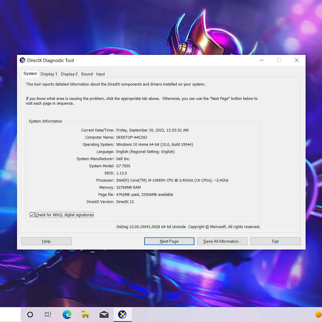 Dell G7 7500 i9-10885H RTX 2070 300HZ Gaming Laptop (Open Box)
