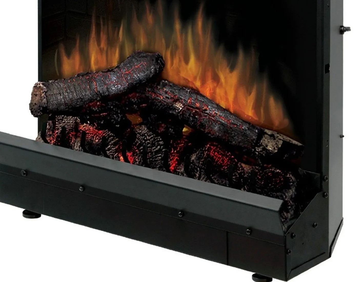 Dimplex DFI2310 Electric Fireplace Deluxe 23-Inch Insert, Black- POrtable Fireplaces- Installs Easily- Operates With or Without Heater for All-Season Enjoyment