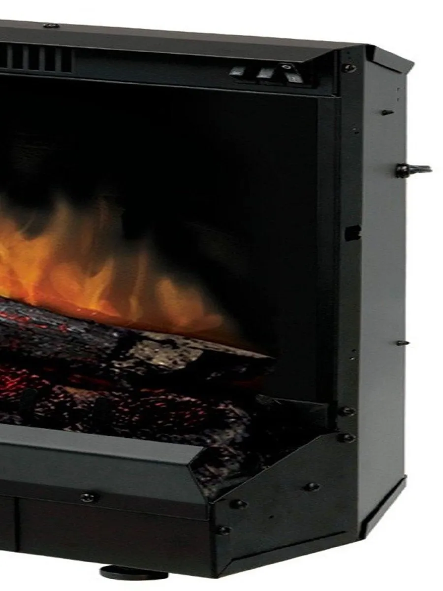 Dimplex DFI2310 Electric Fireplace Deluxe 23-Inch Insert, Black- POrtable Fireplaces- Installs Easily- Operates With or Without Heater for All-Season Enjoyment