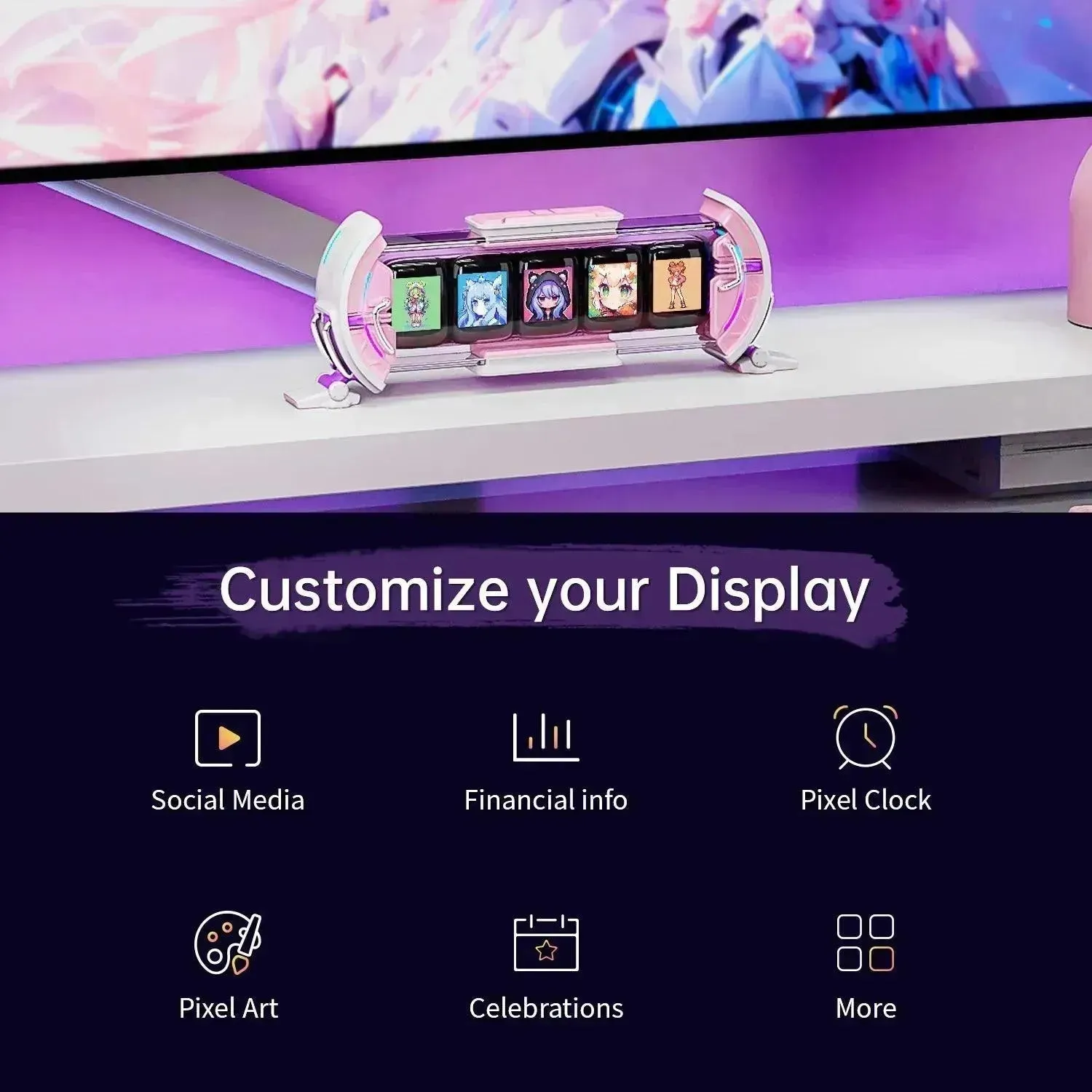 Divoom Times Gate Digital Clock and Tracker