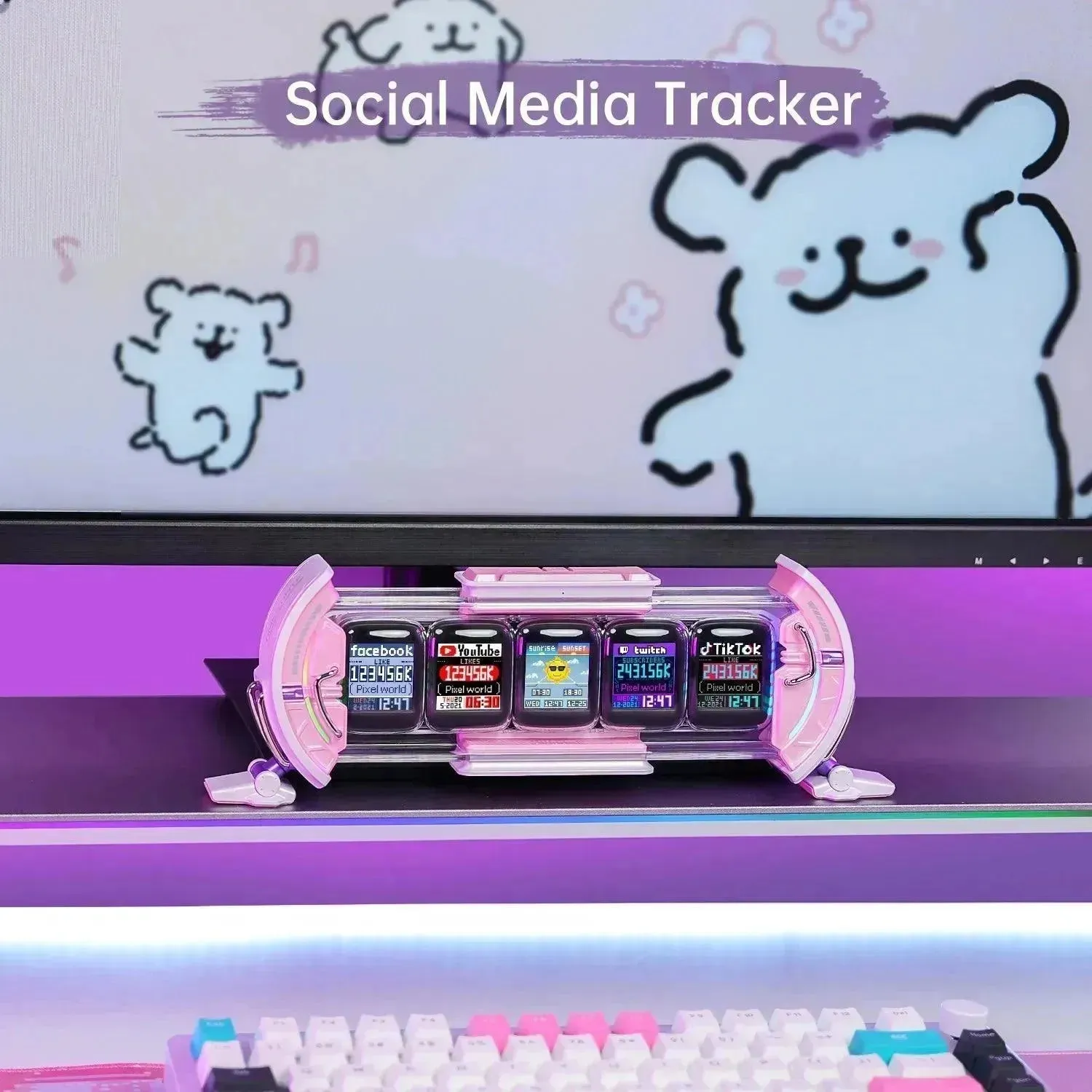 Divoom Times Gate Digital Clock and Tracker