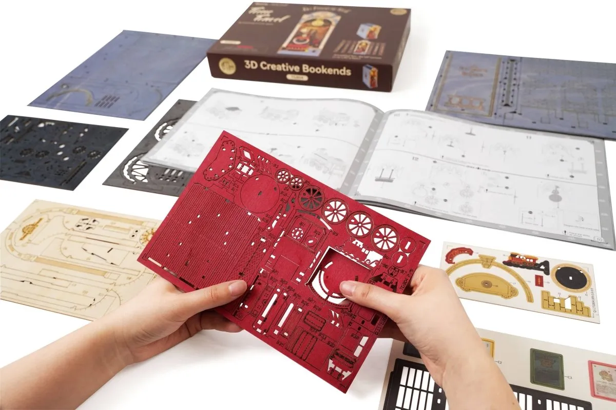 DIY Miniature House Book Nook Kit: Time Travel