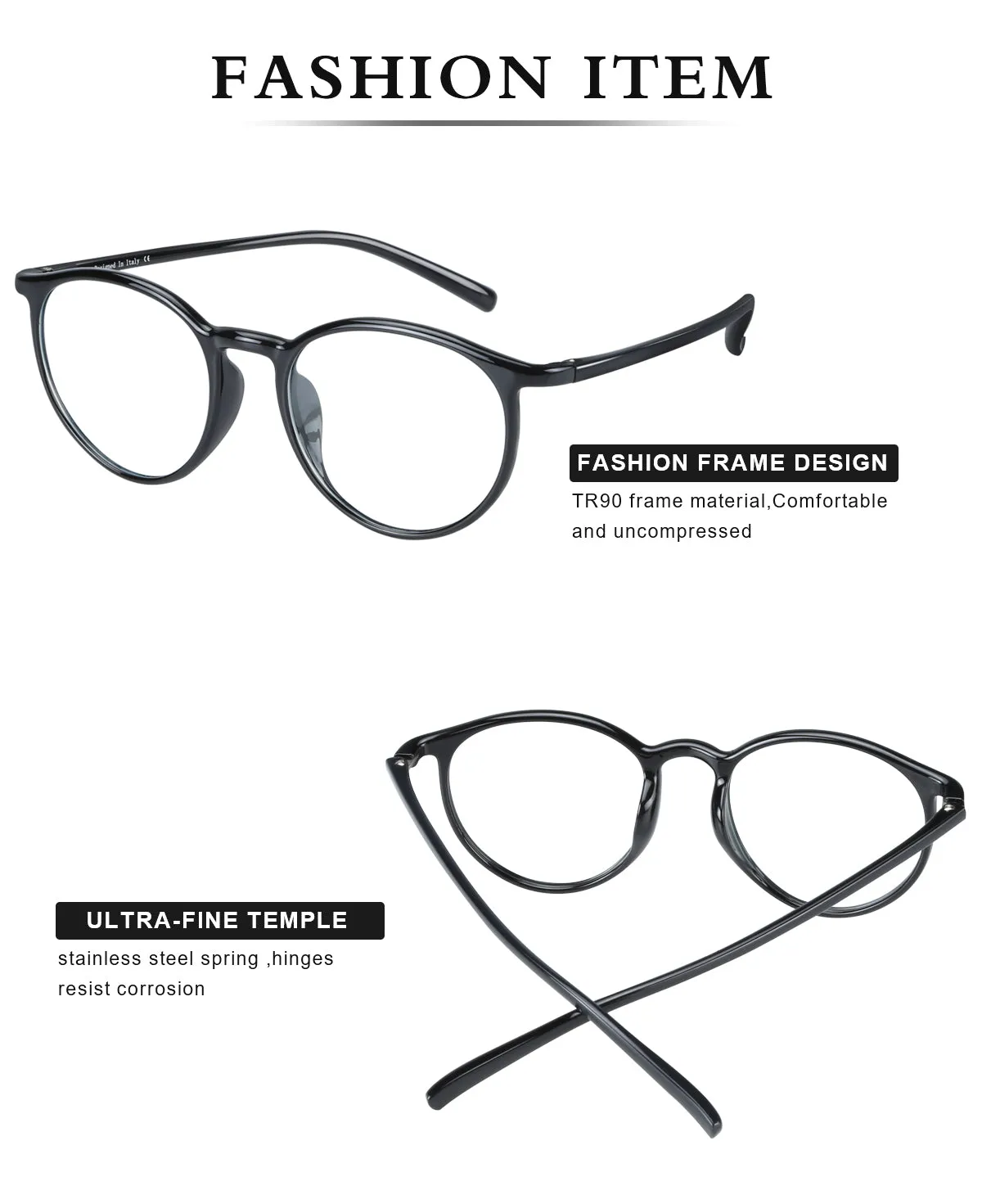 DUCO Superlight Blue Light Blocking Computer Reading and Gaming Eyewear Glasses,Anti Blue Light 100% UV Protection 305