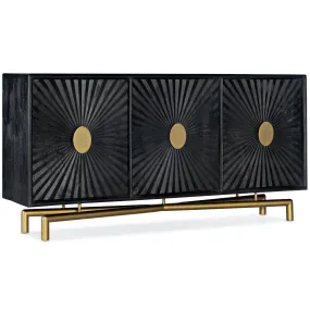 Edlow Entertainment Console, Distressed Black