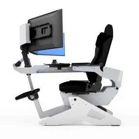 Emperor S2 - Alpine White - 3 monitors setup