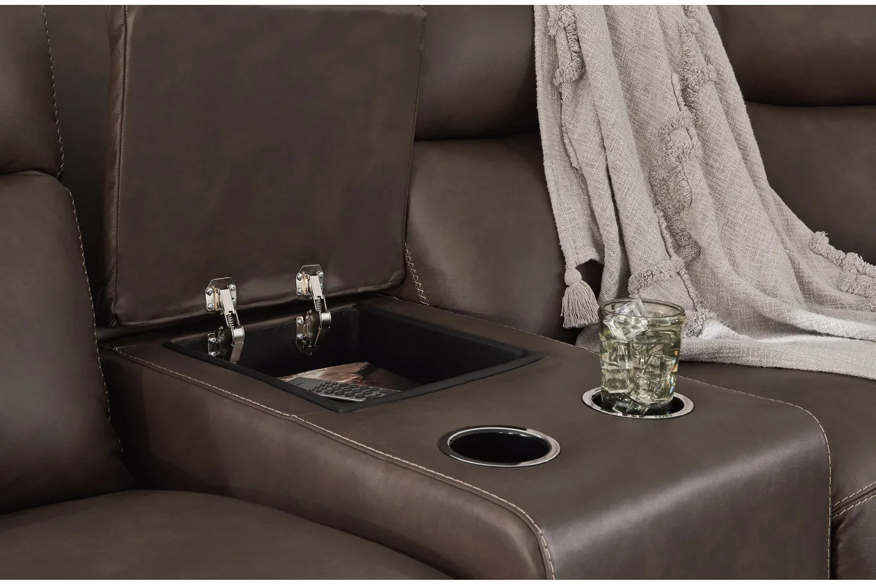 [EXCLUSIVE] Salvatore Chocolate 6-Piece Power Reclining Sectional