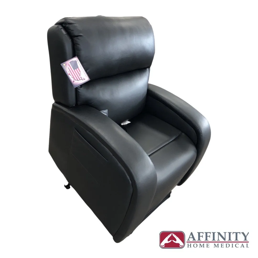 Ez Sleeper PR-761 Maxicomfort with Twilight- Luxury lift chair- Black Onyx Brisa