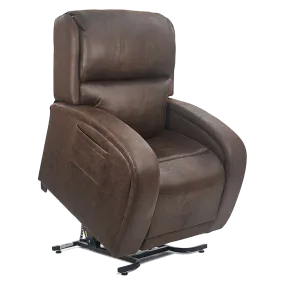 EZ Sleeper PR-761 Maxicomfort with Twilight- Luxury lift chair - Bourbon Microsuede