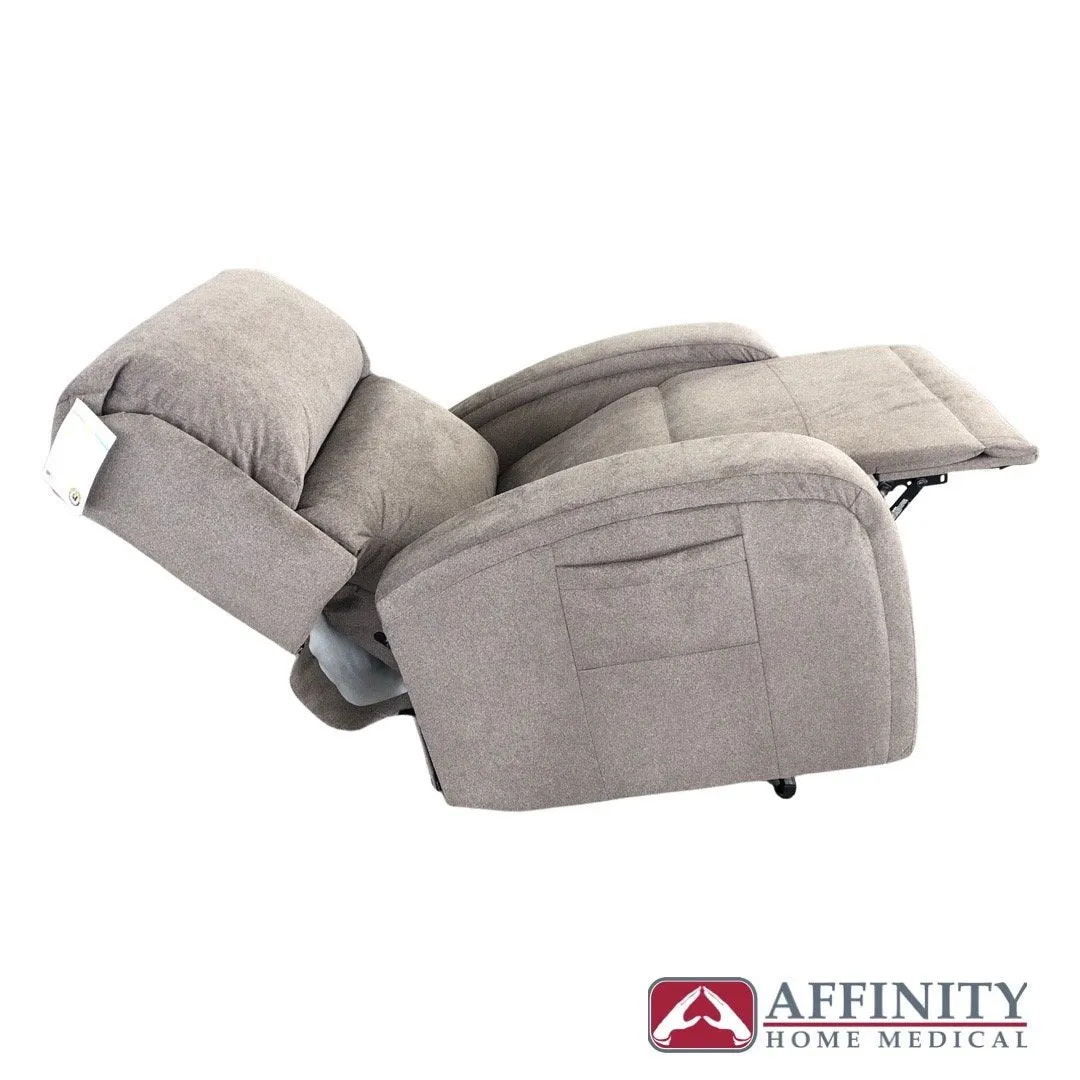 EZ Sleeper PR-761 Maxicomfort with Twilight- Luxury lift chair - Shale High Performance Fabric