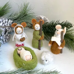 Felt Wool Nativity Set